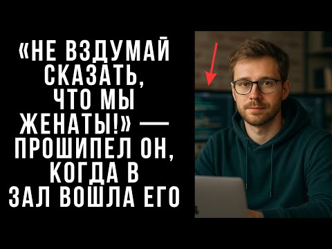 Видео: «Не вздумай сказать, что мы женаты!» — прошипел он, когда в зал вошла его начальница… Но именно она
