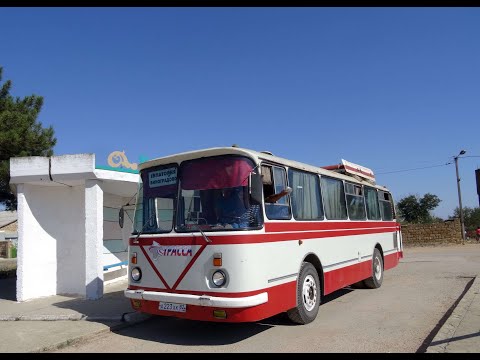 Видео: ЛАЗ 695Н А 223 ХК 82 Маршрут Карьерное - Евпатория