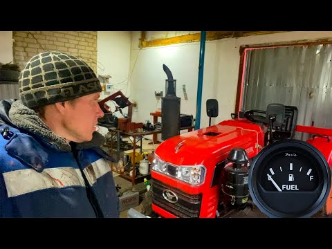 Видео: датчик уровня топлива на SHIFENG SF 350