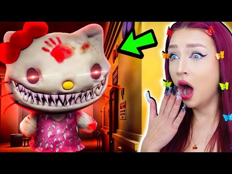 Видео: ЗЛАЯ ХЕЛЛОУ КИТТИ ПРЕСЛЕДУЕТ МЕНЯ в ROBLOX ! 😱 РОБЛОКС ХОРРОР
