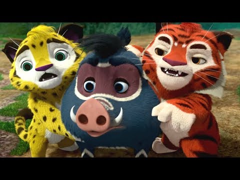 Видео: Лео и Тиг - Плохая примета - серия 21 - мультфильм о приключениях друзей в тайге