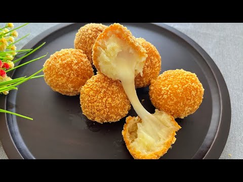 Видео: Вкусные сырные картофельные шарики! Легкий рецепт картофеля! Картофельный рецепт