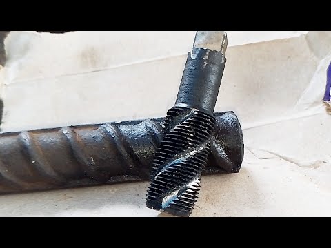 Видео: см. это Я сделал левосторонний метчик с 3 канавками, используя древнюю технику закалки стали.