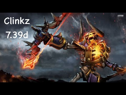 Видео: Clinkz 7.39d gameplay. Гайд на Клинкза от 9к керри