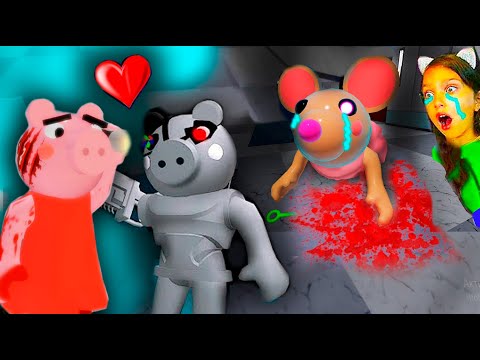 Видео: ПИГГИ испортила СВИДАНИЕ История Robby Mousy и Zizzy она предатель? Piggy Roblox