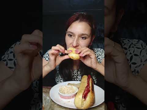 Видео: МУКБАНГ📍ХОТ ДОГ📍БАГЕТ 📍ЗАКУСКА 📍ЦИБУЛЬКА