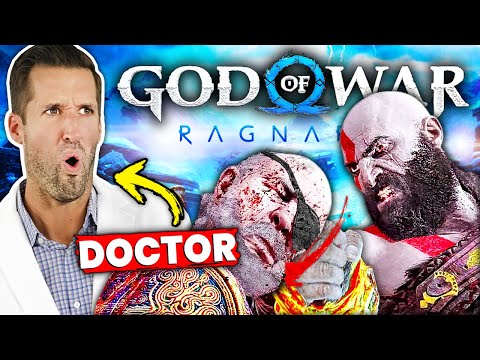 Видео: ВРАЧ смотрит на травмы в битвах GOD OF WAR RAGNAROK