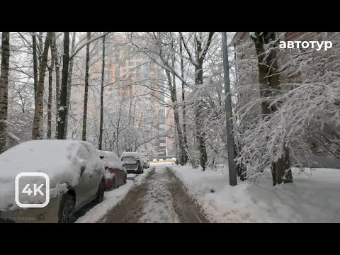 Видео: На авто по Калининскому району (зима). Санкт-Петербург