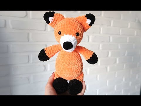 Видео: Мастер-класс: вяжем зефирную лисичку крючком
