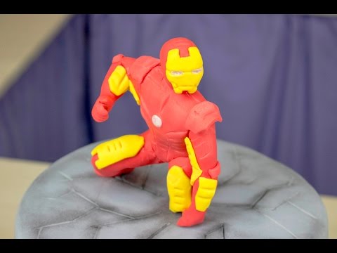 Видео: Фигурка Железный Человек из мастики - Я - ТОРТодел!