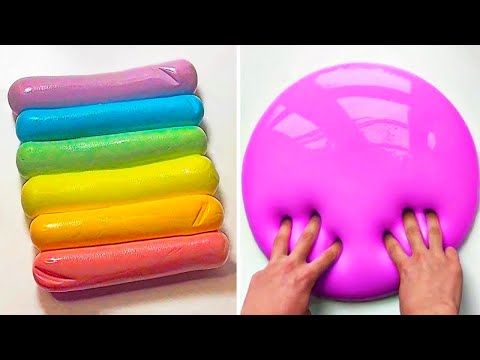 Видео: Удовлетворяющая слизь ASMR | Расслабляющее видео слизи # 1468