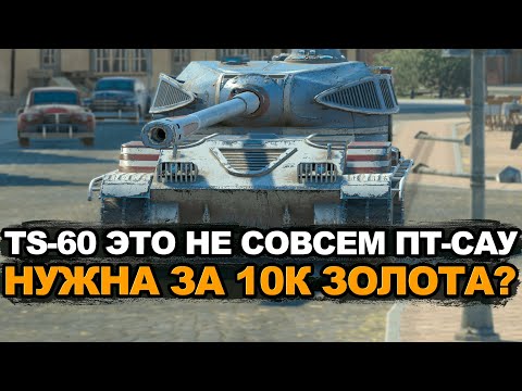 Видео: Стоит ли покупать TS-60 за 10000 золота Tanks Blitz