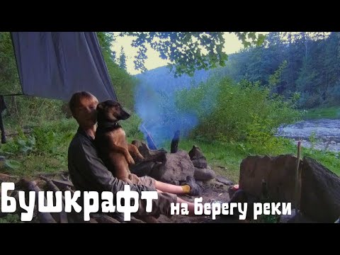 Видео: Бушкрафт строю укрытие и готовлю чай