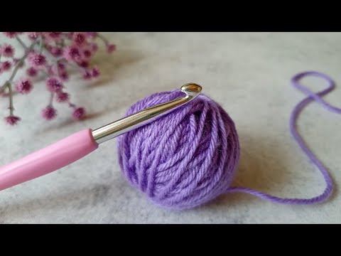 Видео: ПРОСТОЙ плотный узор крючком за 5 МИНУТ! Необычные столбики, вязать проще простого! Вязание крючком