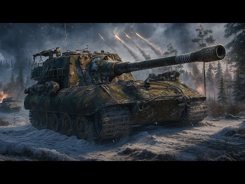 Видео: Jagdpanzer E 100 • Ярость стали в морозе • World of Tanks