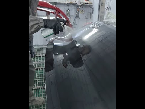 Видео: Частичная покраска крышки багажника от KIA Sportage😎👌 Переход через переходной растворитель😷!