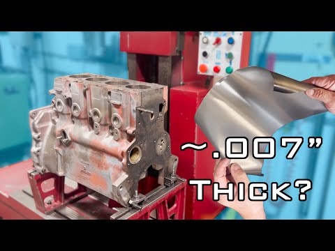 Видео: Замена гильз цилиндров в блоке Perkins 236 трактора Massey Ferguson 180