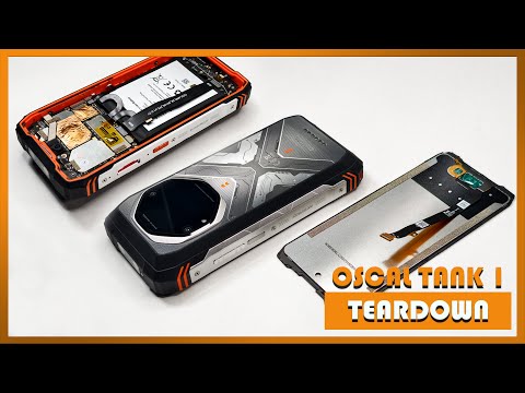 Видео: Видеообзор разборки и ремонта телефона OSCAL Tank 1