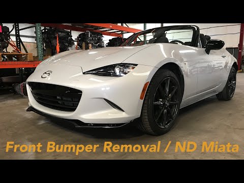 Видео: Снятие/установка переднего бампера ND Miata (Miata 2016+ / MX5)