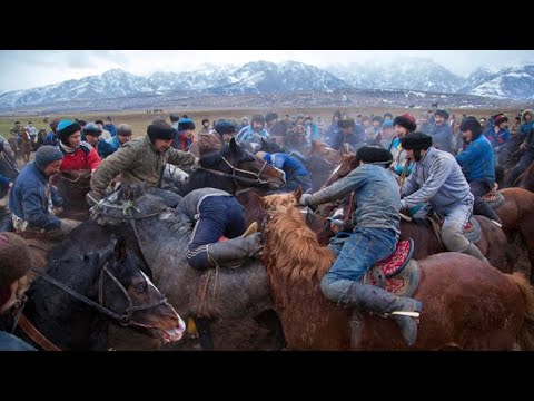 Видео: Шардара ауданы Кызылкум ауылы Оралбаевтар аулети Еркинбек атамыздын 75жас той кокпары 26 11 2022