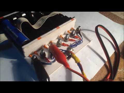 Видео: Холдер универсальный, балансир.  от 2 -  6 аккум.   18650.Часть 1.