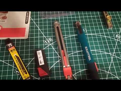 Видео: Нож канцелярский SDI 3006C