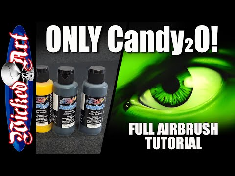 Видео: Учебник по аэрографии: Аэрография с Candy2o Часть 2
