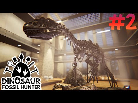 Видео: Тираннозавр/прохождение Dinosaur Fossil Hunter//Dinosaur Fossil Hunter #2