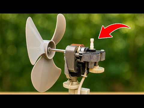 Видео: Скрытые способы применения электродвигателя вентилятора! Попробуйте повторно использовать медную тр