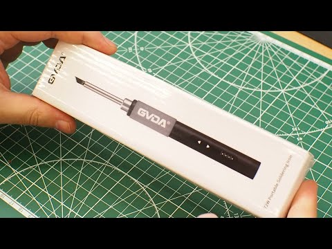 Видео: Портативный паяльник GVDA GD301