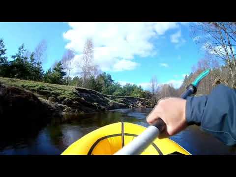 Видео: Большой Утрус и Чёрный Лух. Весенний сплав. Часть 2.