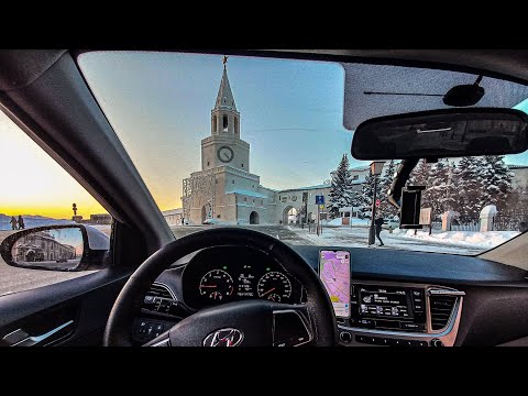 Видео: Выходные в такси / пробки 7 баллов / работа в такси в Казани