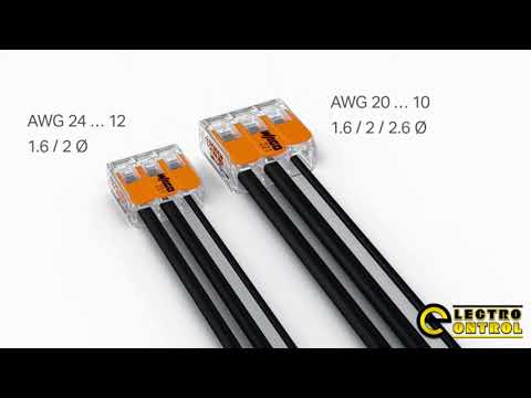 Видео: Клемма WAGO 221с нажимными рычагами, как  ей пользоваться