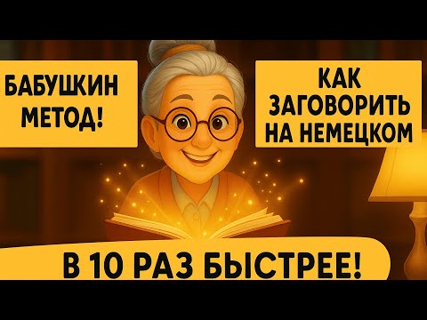 Видео: Этот метод научит говорить на НЕМЕЦКОМ. Учим немецкий язык для начинающих и не только.