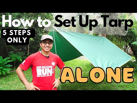 Видео: 5 простых шагов, как установить брезент самостоятельно