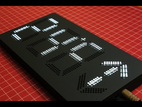 Видео: Самодельный термометр с большими цифрами (ATmega8 + DS18B20)
