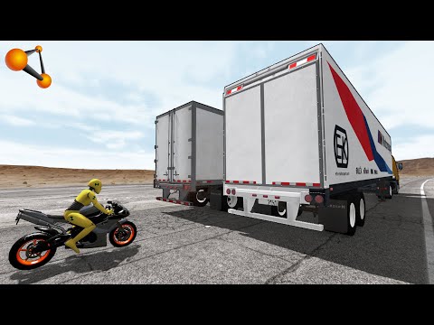 Видео: ШЛЕМ НЕ СПАС! ПОСЛЕДНИЙ ТРЮК ПЕРЕД СМЕРТЬЮ НА МОТОЦИКЛЕ | BeamNG.drive