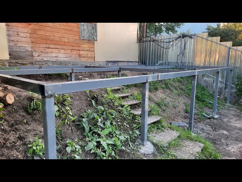 Видео: Идеальный фундамент под каркасный дом. Фундамент из профильной трубы.