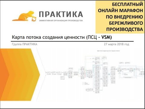 Видео: Вебинар №4. Карта потока создания ценности (VSM) + 5S