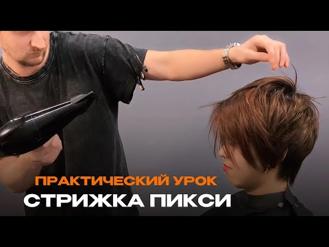 Видео: 🎁 Короткая женская стрижка Пикси | Как стричь короткую стрижку за 6 срезов
