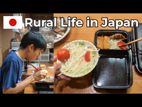 Видео: Тихая ночь в Японии | Готовлю домашнее бенто для младшего брата