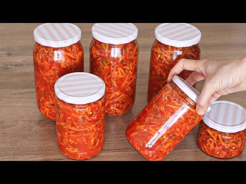 Видео: Если у вас есть морковь, попробуйте это прямо сейчас. Вкусные, быстрые морковные соленья