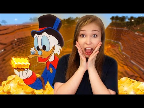 Видео: КУПАЮСЬ В ЗОЛОТЕ! [Прохождение Minecraft Без Модов] №35