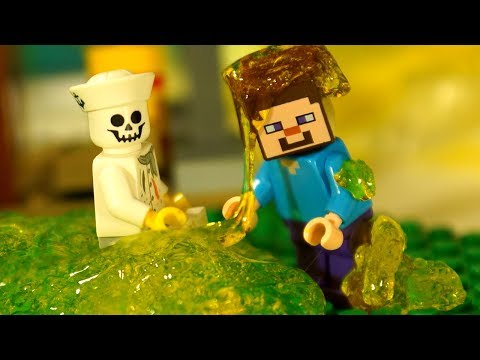 Видео: ЛИЗУН и Лего Нубик Майнкрафт DIY