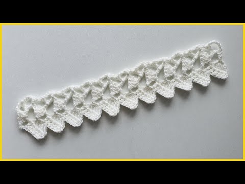 Видео: Ленточное кружево. Вязание крючком / Simple crochet ribbon lace