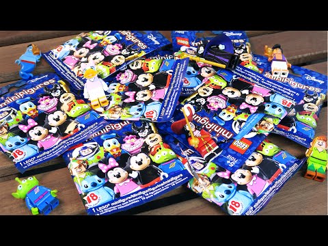 Видео: Раскрываем LEGO Minifigures 16 Серия! (Дисней)