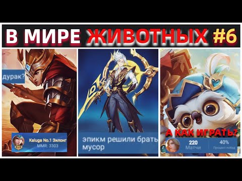 Видео: В МИРЕ ЖИВОТНЫХ ИЛИ МУСОР НА МИФЕ МОБАЙЛ ЛЕГЕНДС MOBILE LEGENDS