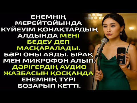 Видео: ЕНЕМНІҢ МЕРЕЙТОЙЫНДА КҮЙЕУІМ ҚОНАҚТАРДЫҢ АЛДЫНДА МЕНІ БЕДЕУ ДЕП МАСКАРАЛАДЫ. БӘРІ ОНЫ АЯДЫ. БІРАҚ МЕ