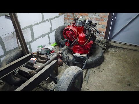 Видео: Роблю Саморобний трактор Т-25. Допоможіть! Двигун д-21, Міст Газ-51.