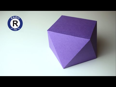 Видео: КАК СДЕЛАТЬ ЧЕТЫРЕХУГОЛЬНУЮ АНТИПРИЗМУ ИЗ БУМАГИ? ЧЕТЫРЕХУГОЛЬНАЯ АНТИПРИЗМА. ГЕОМЕТРИ | #RAIDOTV